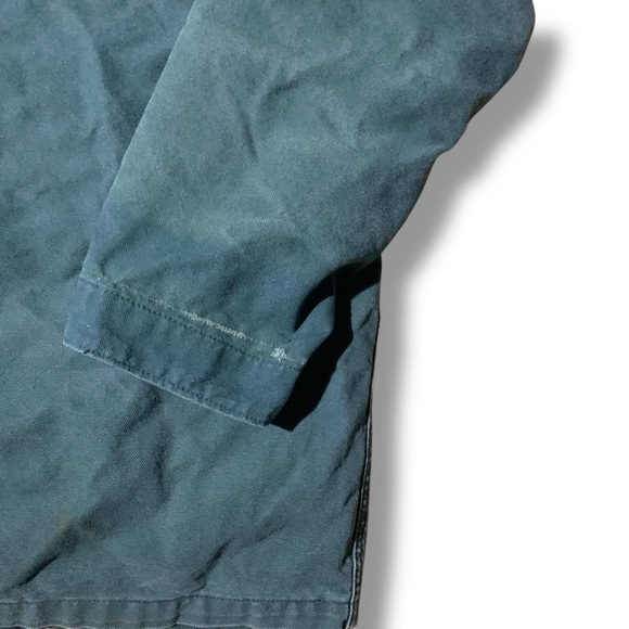 Vintage L.L. Bean 90s Green Cotton Duck Canvas Hunting Chore Coat Men’s Sz Large - Picture 5 of 6